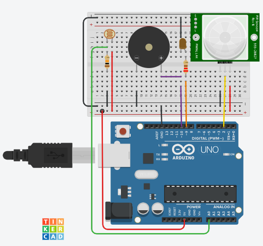 Diagrama de conexión del proyecto final del primer parcial